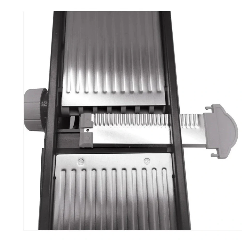 Winco MDL4P 14 3/4 in x 5 1/2 in Mandoline MISSING SLIDE SLICER BLACK EUC‎
